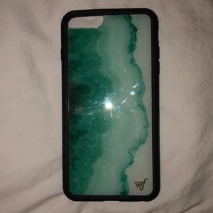 Wildflower sea foam iPhone Case